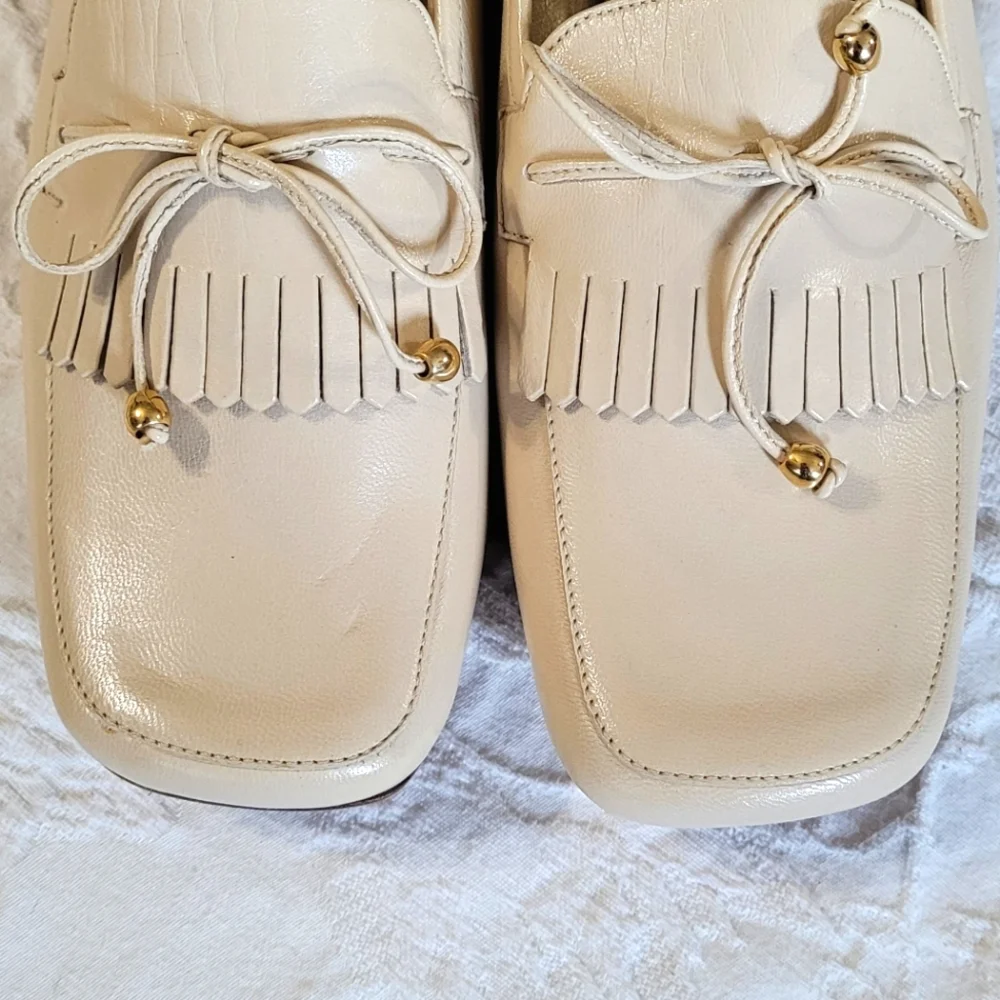 VINTAGE St John's Lesther Loafers - Picture 1 of 7